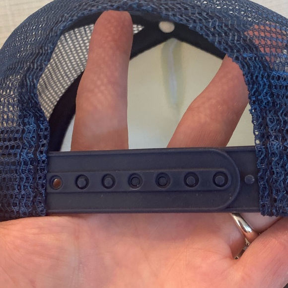 Vintage Miller Lite Minnesota Trucker Hat /Blue & White / Mesh/Snap Back/Unisex - Picture 4 of 10